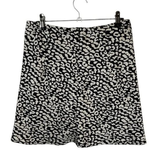 Princess Polly Midnight Wanderer Black and White Leopard Print Mini skirt Size 4 - Picture 3 of 11